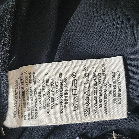 Free People Crochet Tunic Dress XS Curved Ruffle Hem Lined - Picture 8 of 11